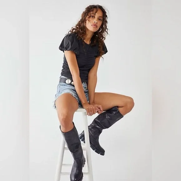 {Free People} Brooks Tall Leather
Boots - Picture 13 of 13